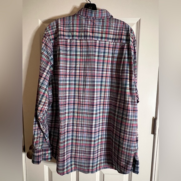 Tommy Bahama Men's Colorful Plaid Button Down Shirt - Picture 2 of 5